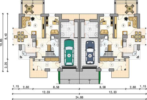Rzut parteru POW. 0,0 m²