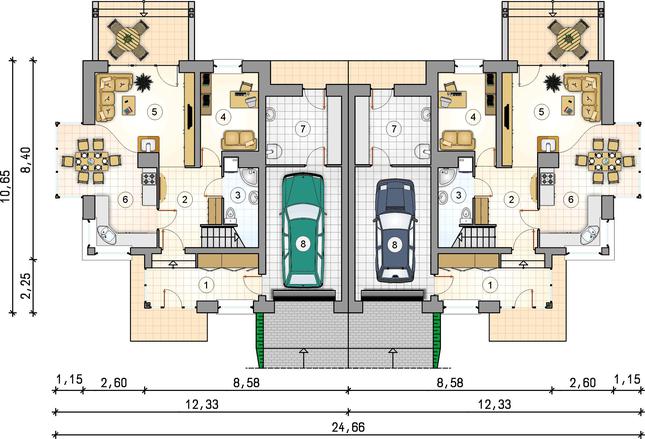 Rzut parteru POW. 0,0 m²