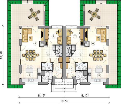 Rzut parteru POW. 0,0 m²
