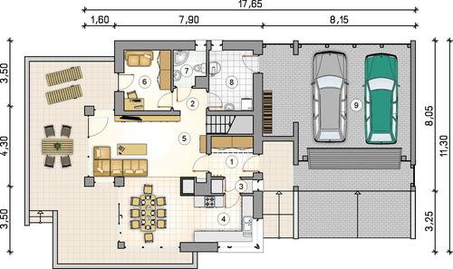 Rzut parteru POW. 0,0 m²