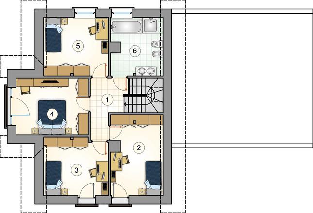 Rzut poddasza POW. 0,0 m²