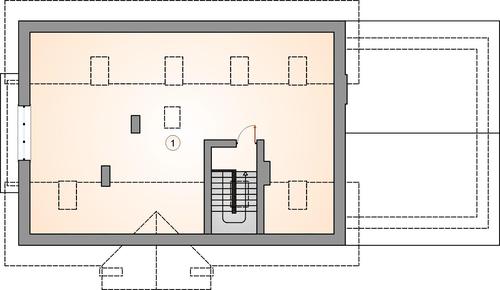 Rzut poddasza POW. 0,0 m²
