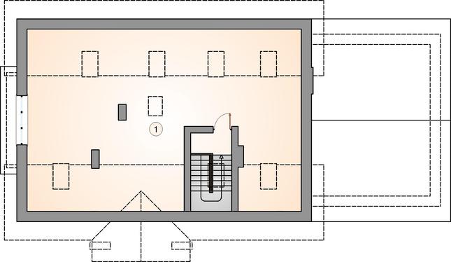 Rzut poddasza POW. 0,0 m²