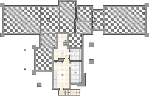 Rzut piwnicy POW. 0,0 m²