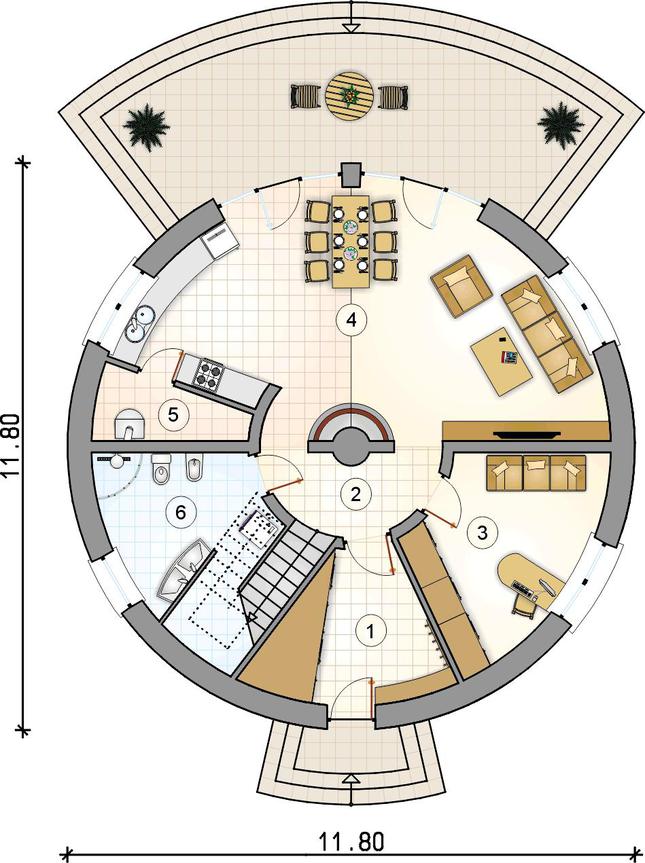 Rzut parteru POW. 0,0 m²