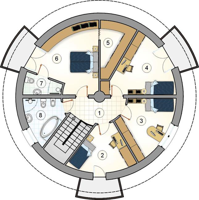 Rzut piętra POW. 0,0 m²