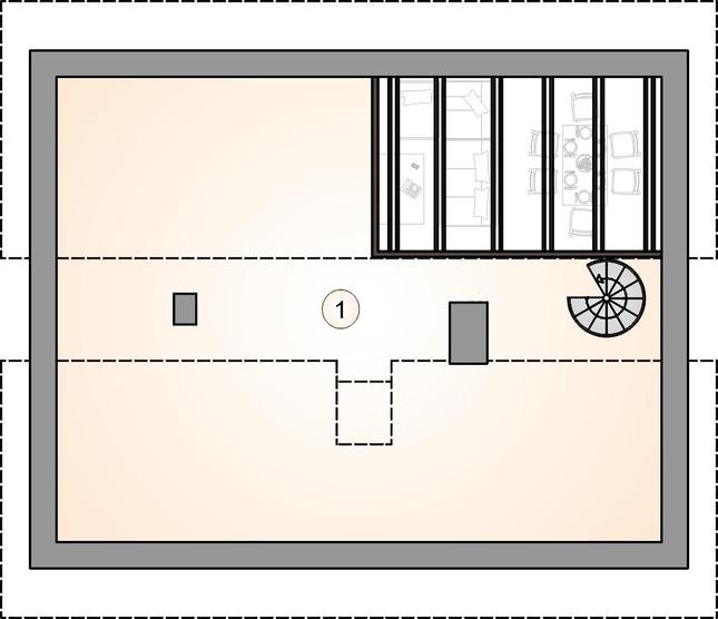 Rzut poddasza POW. 0,0 m²