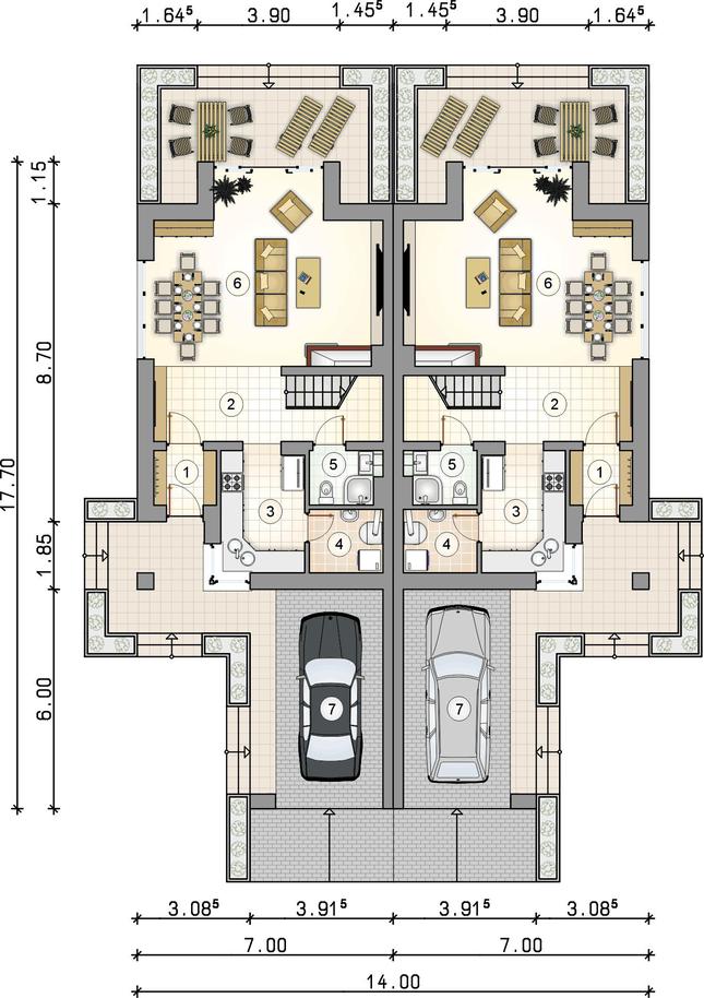 Rzut parteru POW. 0,0 m²