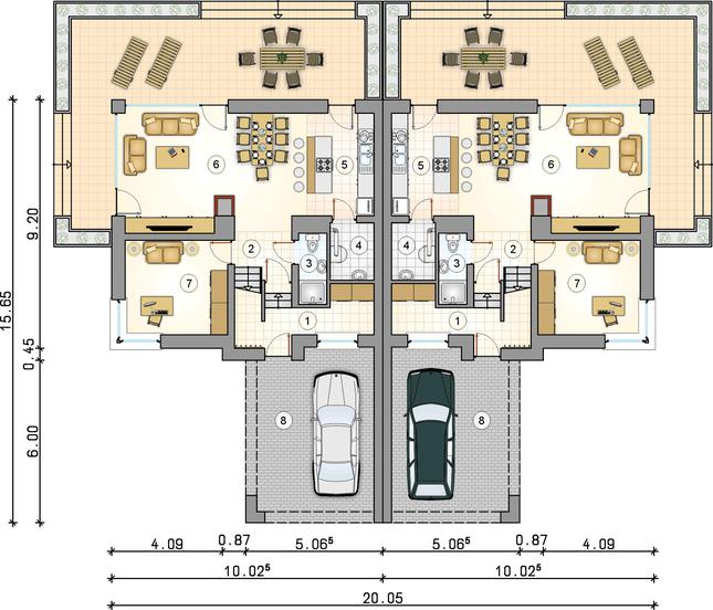 Rzut parteru POW. 0,0 m²