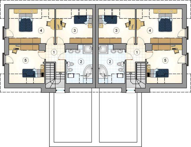 Rzut poddasza POW. 0,0 m²