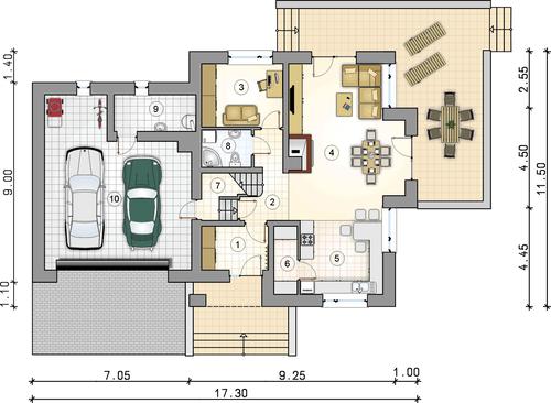 Rzut parteru POW. 0,0 m²