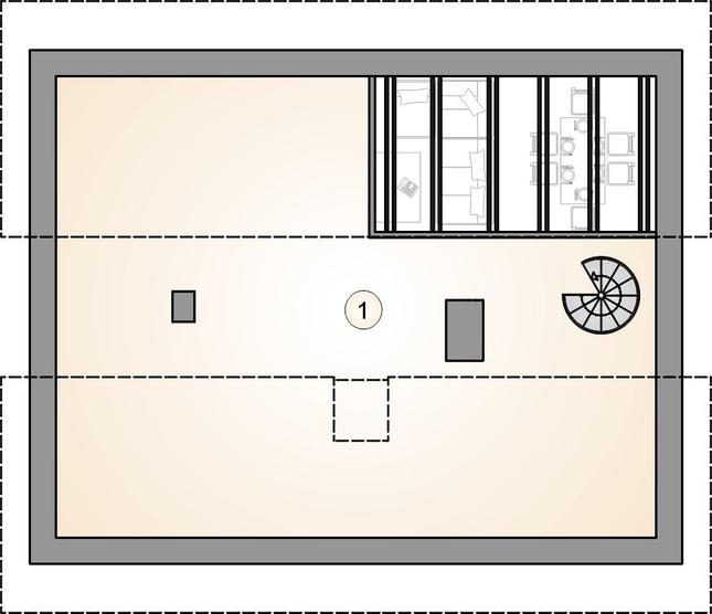 Rzut poddasza POW. 0,0 m²