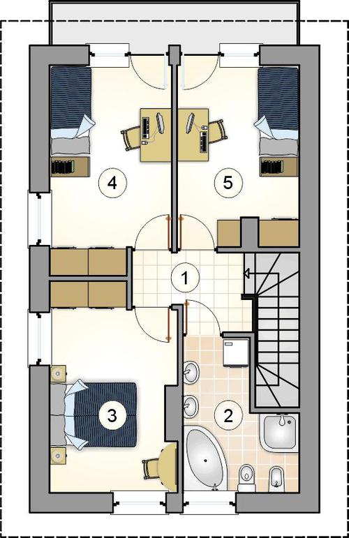 Rzut piętra POW. 0,0 m²