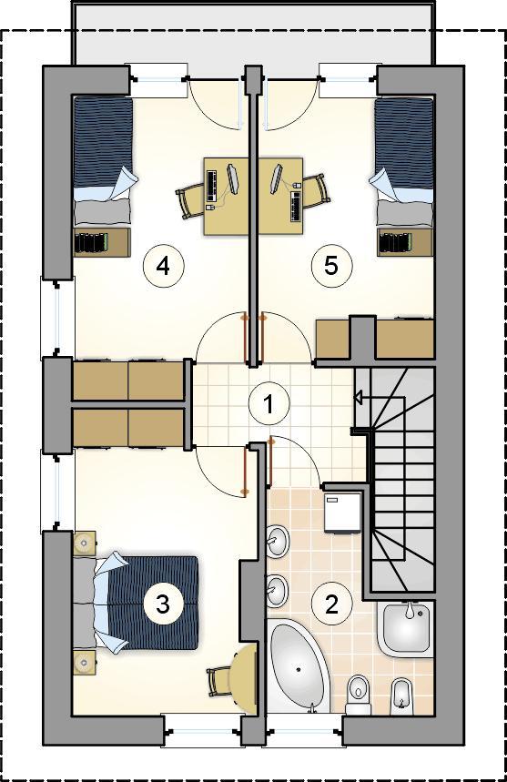 Rzut piętra POW. 0,0 m²