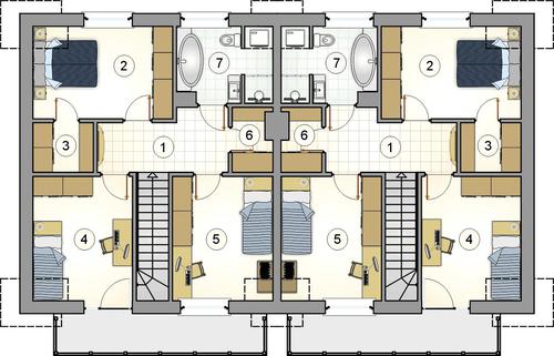 Rzut poddasza POW. 0,0 m²