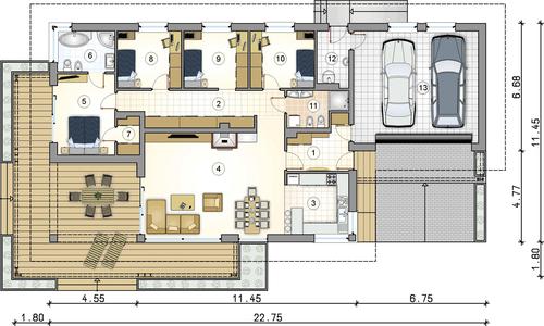 Rzut parteru POW. 0,0 m²