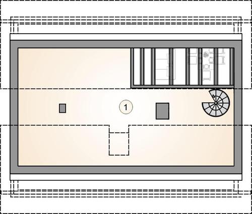 Rzut poddasza POW. 0,0 m²