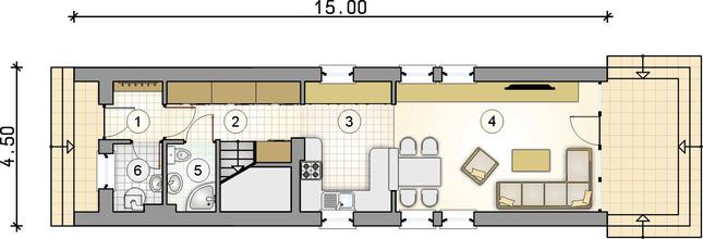 Rzut parteru POW. 0,0 m²