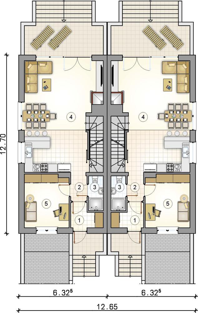 Rzut parteru POW. 0,0 m²