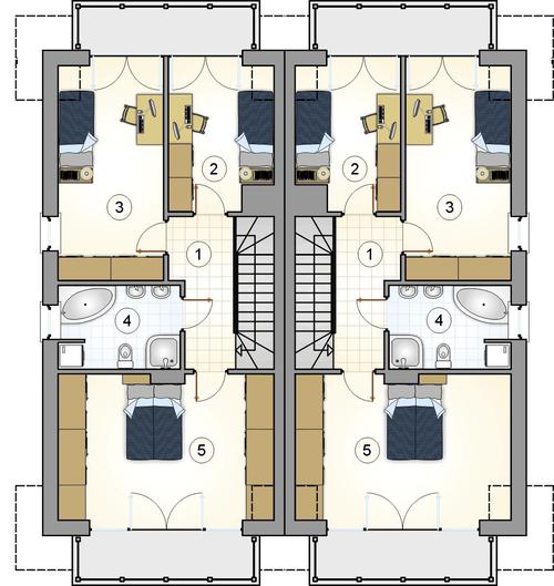 Rzut poddasza POW. 0,0 m²
