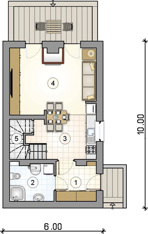 Rzut parteru POW. 0,0 m²