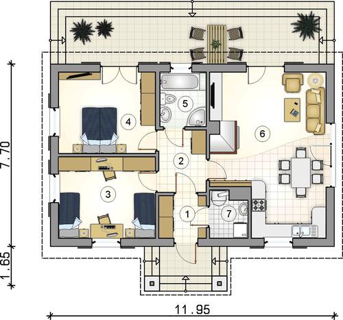Rzut parteru POW. 0,0 m²