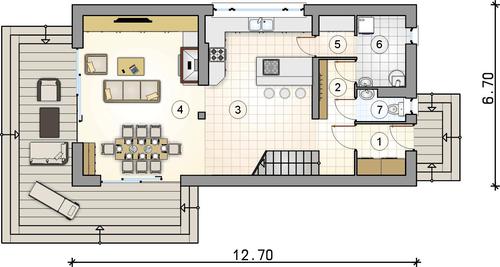Rzut parteru POW. 0,0 m²