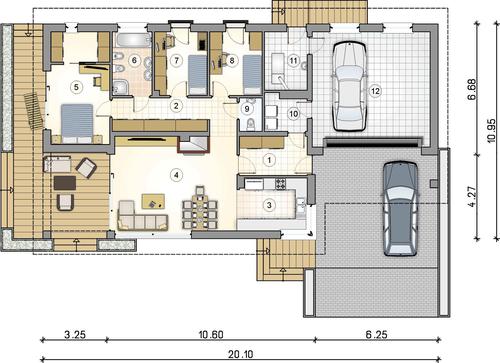 Rzut parteru POW. 0,0 m²