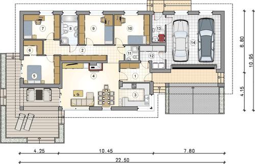 Rzut parteru POW. 0,0 m²