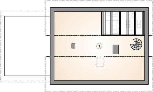 Rzut poddasza POW. 0,0 m²