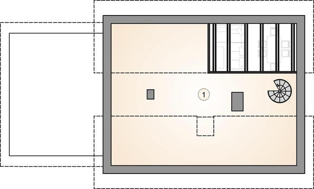 Rzut poddasza POW. 0,0 m²