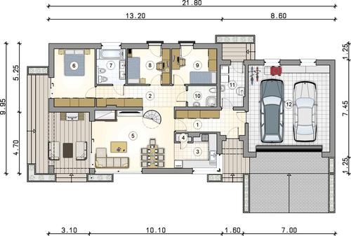 Rzut parteru POW. 0,0 m²