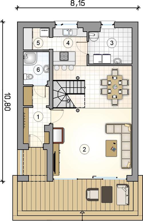 Rzut parteru POW. 0,0 m²