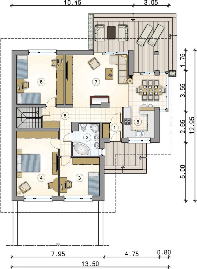 Rzut parteru POW. 0,0 m²