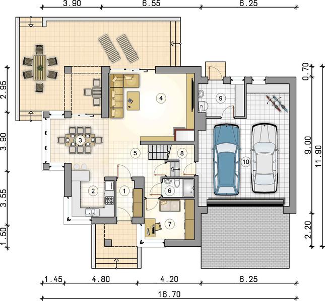 Rzut parteru POW. 0,0 m²
