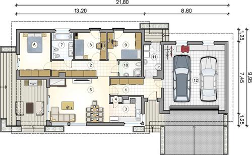 Rzut parteru POW. 0,0 m²