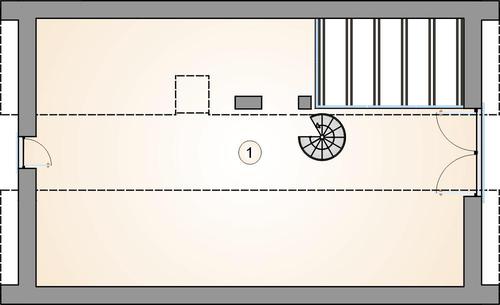 Rzut poddasza POW. 0,0 m²