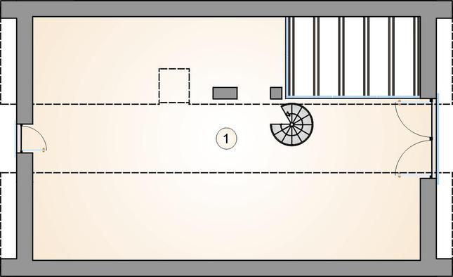 Rzut poddasza POW. 0,0 m²