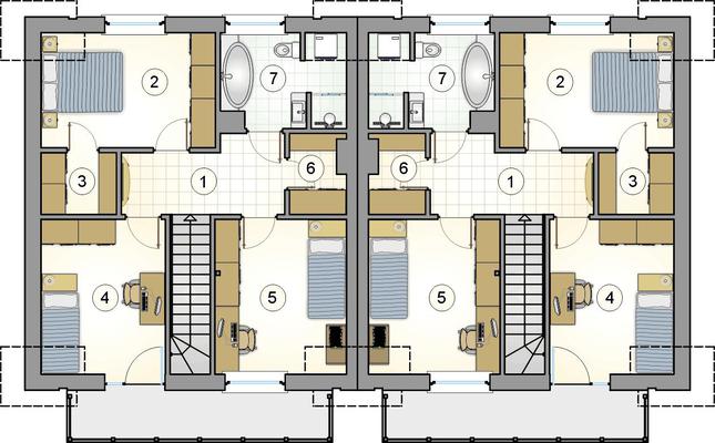 Rzut poddasza POW. 0,0 m²