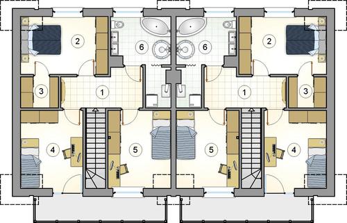 Rzut poddasza POW. 0,0 m²