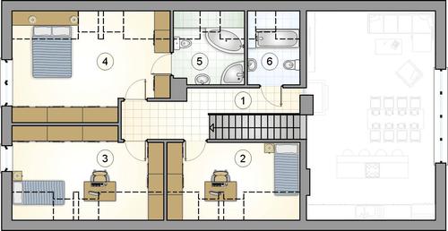 Rzut poddasza POW. 0,0 m²