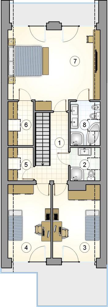 Rzut poddasza POW. 0,0 m²