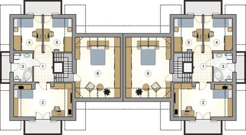Rzut poddasza POW. 0,0 m²