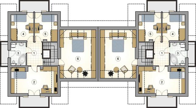 Rzut poddasza POW. 0,0 m²