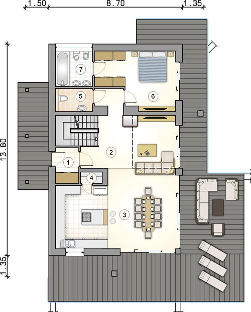 Rzut parteru POW. 0,0 m²