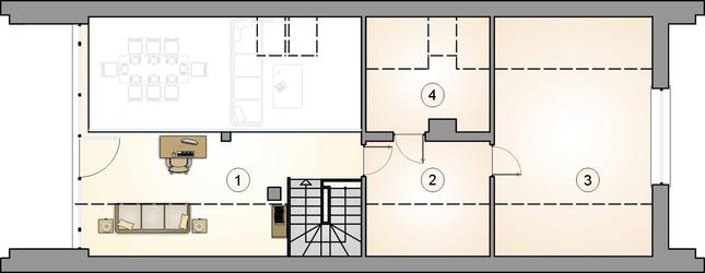 Rzut poddasza POW. 0,0 m²