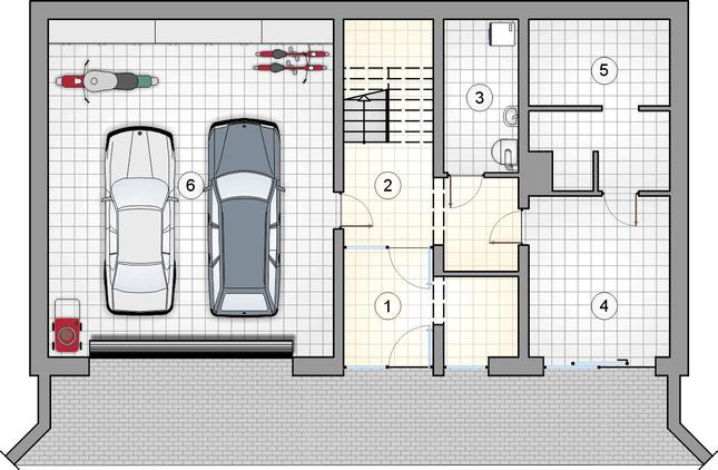 Rzut piwnicy POW. 0,0 m²