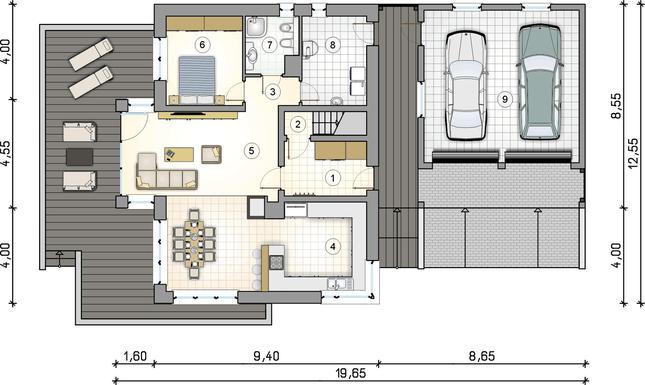 Rzut parteru POW. 0,0 m²