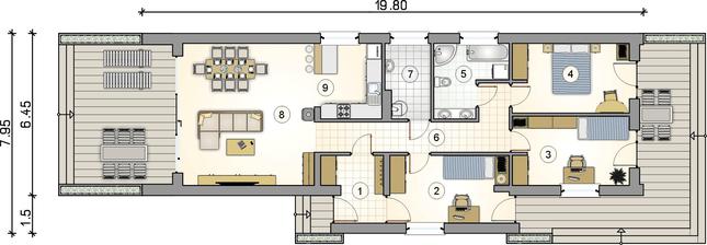 Rzut parteru POW. 0,0 m²
