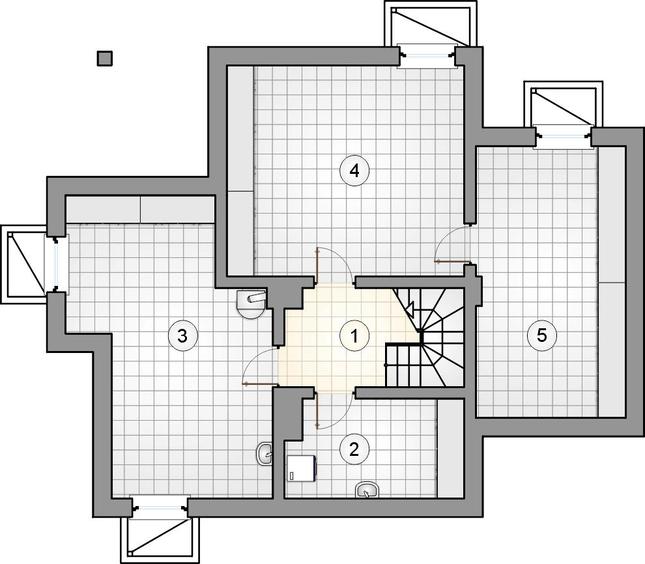 Rzut piwnicy POW. 0,0 m²